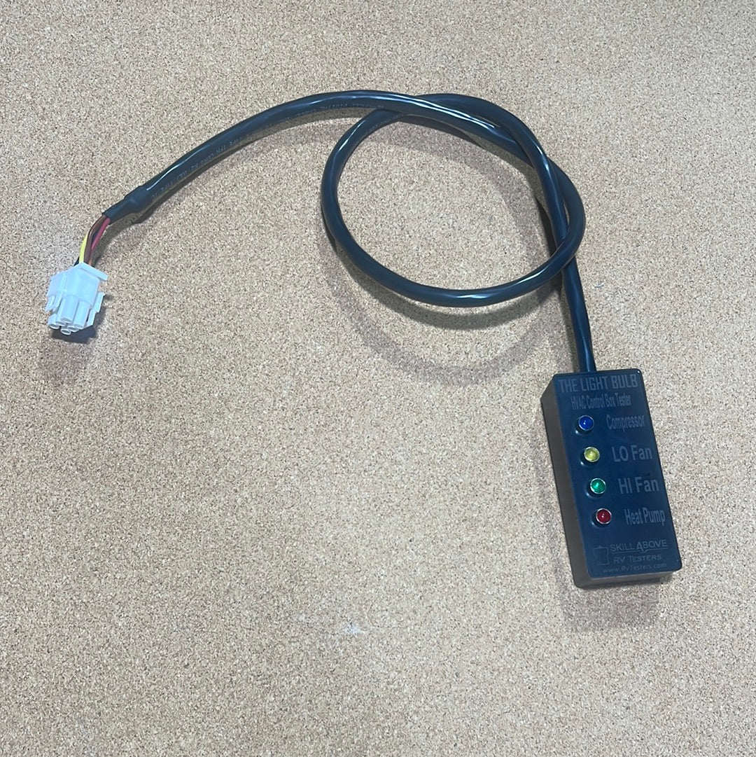 The Light Bulb HVAC Control Box Tester no Coleman adapter (view 1) – SkillAbove RV Tech Tools