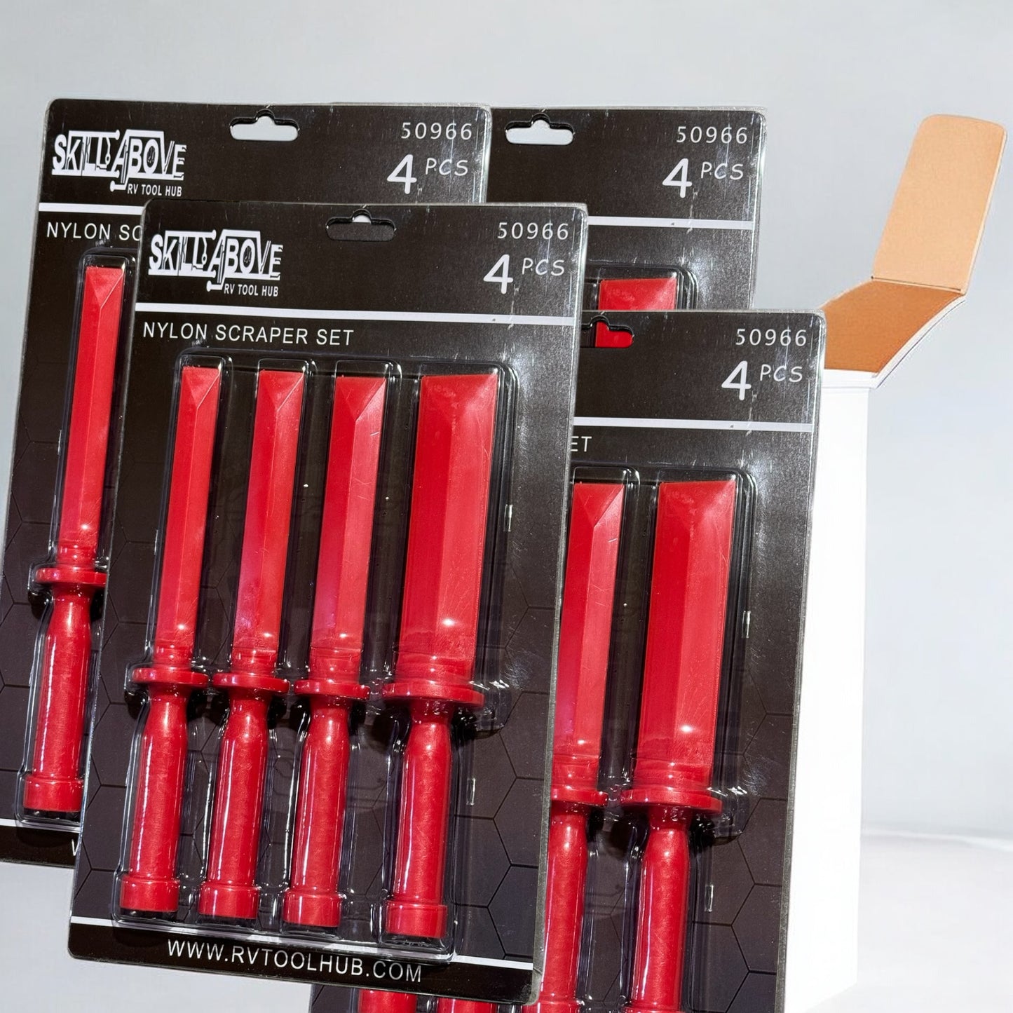 4 sets) Nylon Scrapers 16Pcs (view 1) – SkillAbove RV Tech Tools