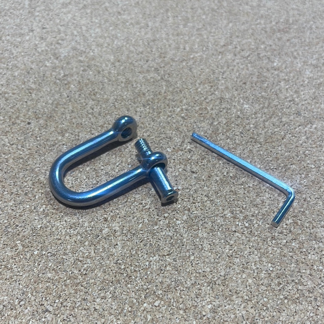 Replacement SS shackle for TopHand (view 1) – SkillAbove RV Tech Tools