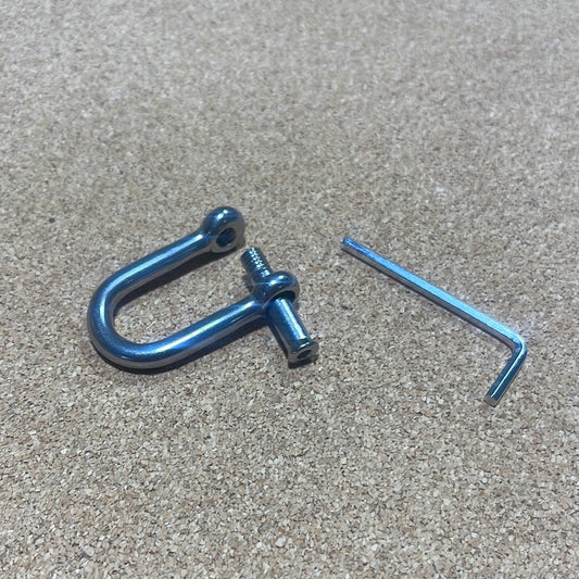 Replacement SS shackle for TopHand (view 1) – SkillAbove RV Tech Tools