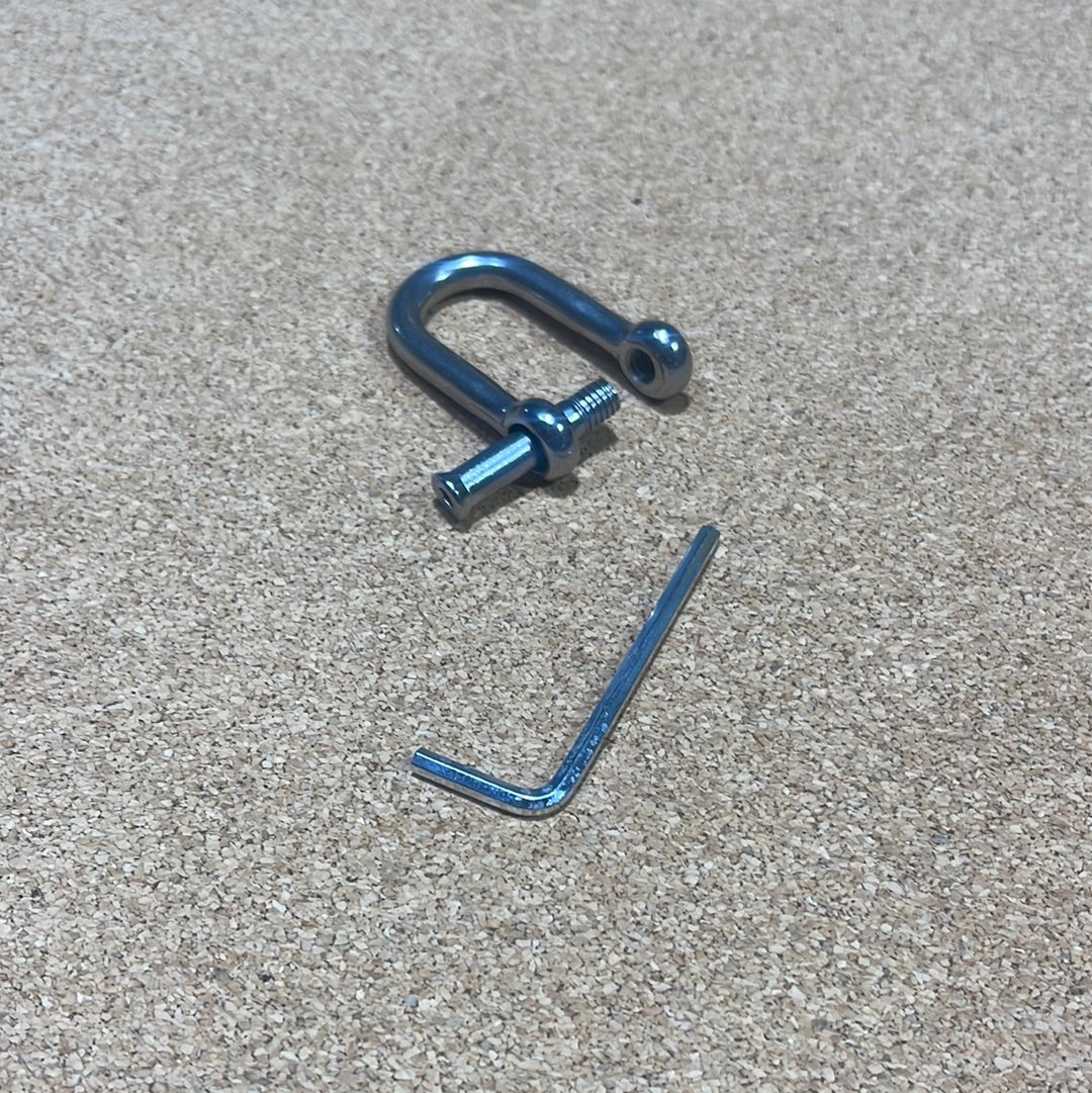 Replacement SS shackle for TopHand (view 2) – SkillAbove RV Tech Tools
