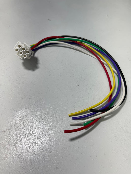 6 circuit male contacts 14awg pigtail (view 1) – SkillAbove RV Tech Tools