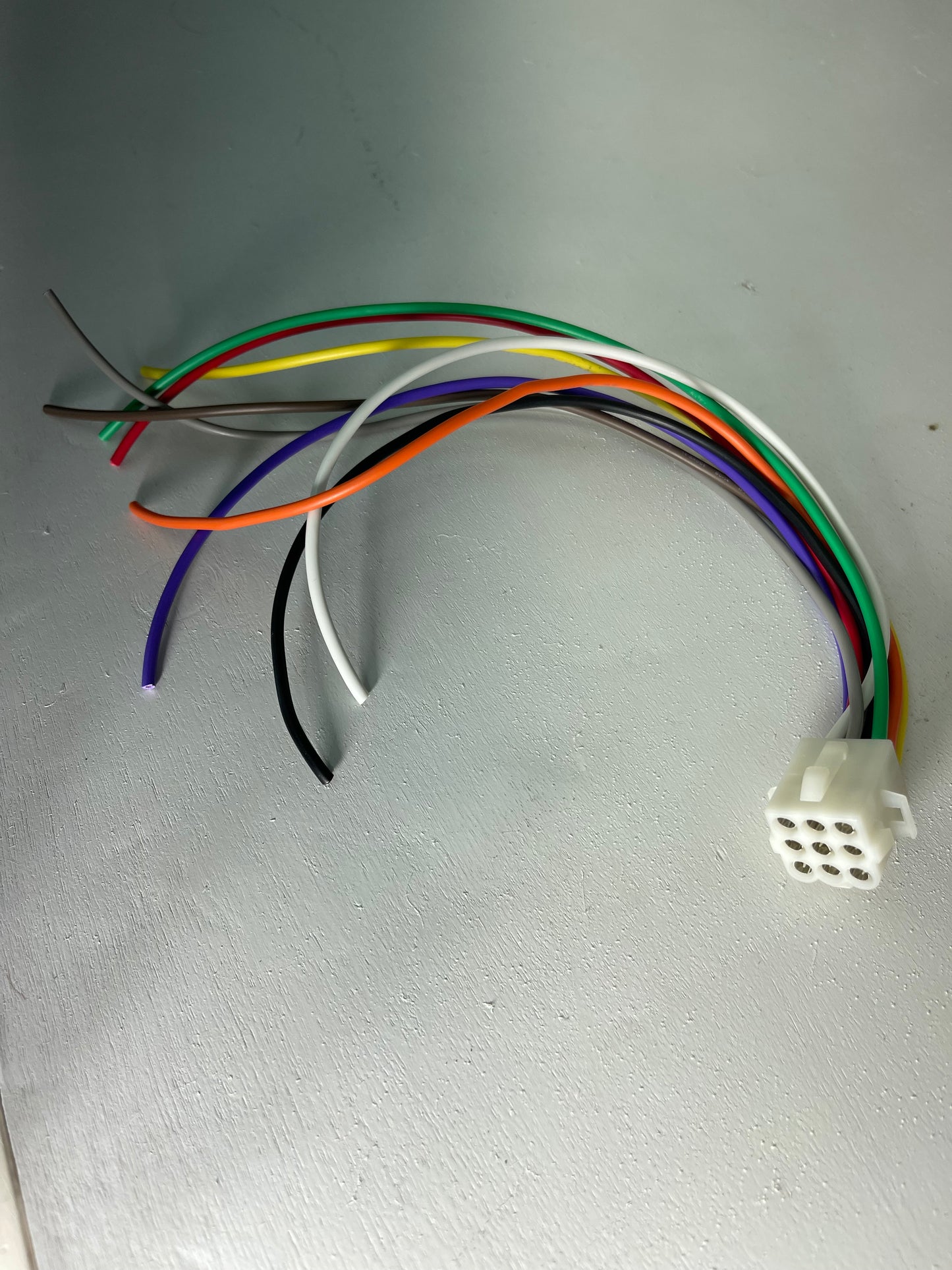 9 circuit Female contacts 14awg pigtail (view 1) – SkillAbove RV Tech Tools