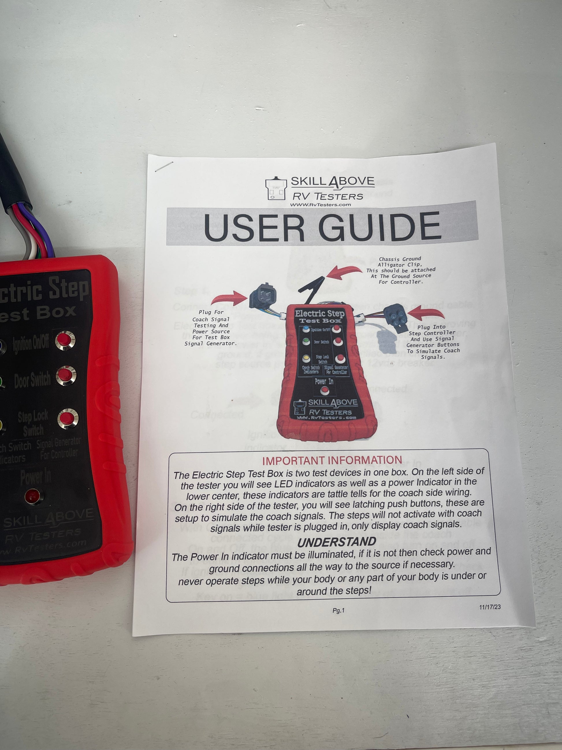 Electric Step Tester (view 5) – SkillAbove RV Tech Tools