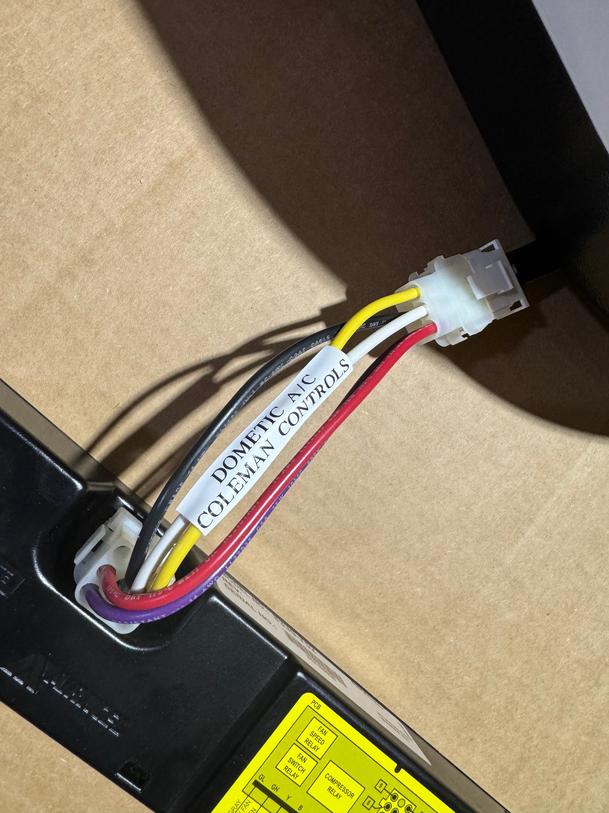 Coleman controller to Dometic A/C adapter (non heat pump) (view 2) – SkillAbove RV Tech Tools