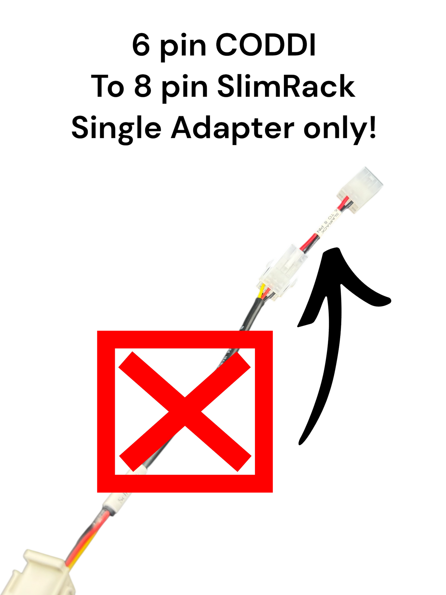 CODDIWOMPLE - SlimRack 8 pin motor 2 adapter (view 2) – SkillAbove RV Tech Tools